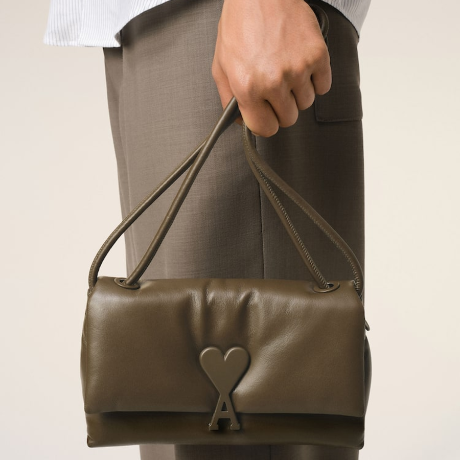 ami (Unisex) Voulez Vous Bag – Khaki