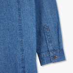 JAJU Denim Shirt Dress – Dark Blue