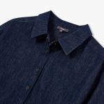 JAJU Denim Shirt Dress – Navy