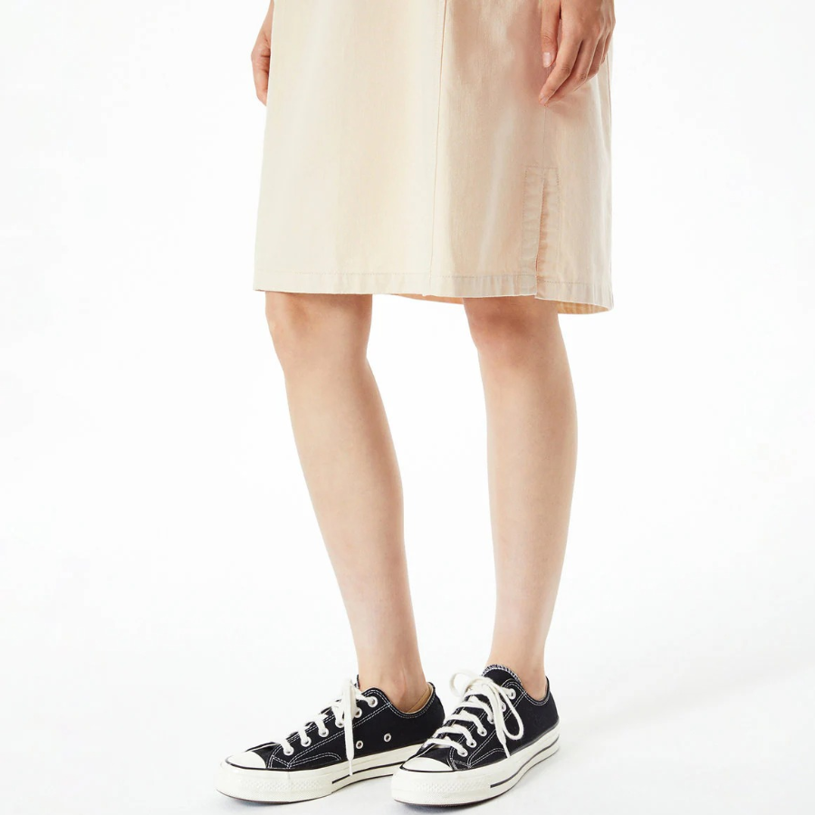 JAJU Denim Shirt Dress – Ivory