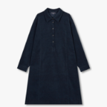 JAJU Corduroy Shirt Dress – Navy