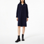 JAJU Corduroy Shirt Dress – Navy