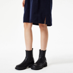 JAJU Corduroy Shirt Dress – Navy