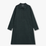 JAJU Corduroy Shirt Dress – Charcoal