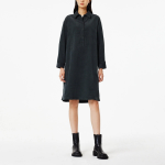 JAJU Corduroy Shirt Dress – Charcoal