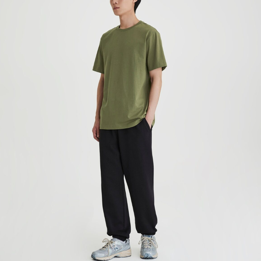 JAJU Smart Cotton Short Sleeve T-Shirt – Khaki