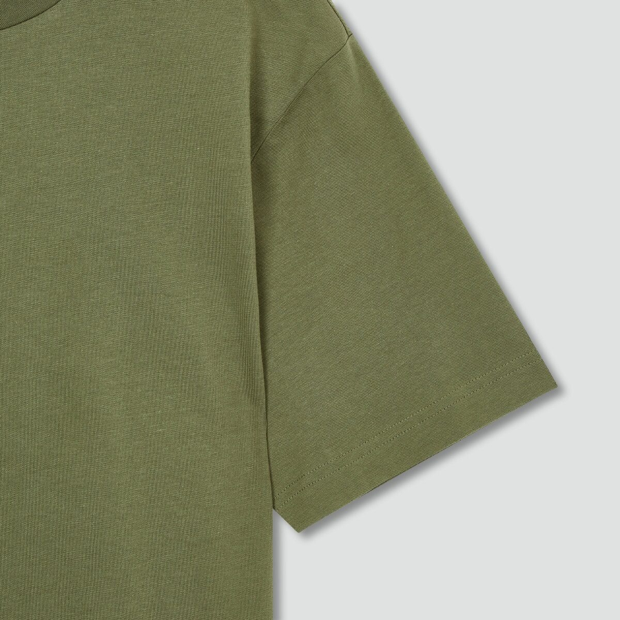 JAJU Smart Cotton Short Sleeve T-Shirt – Khaki