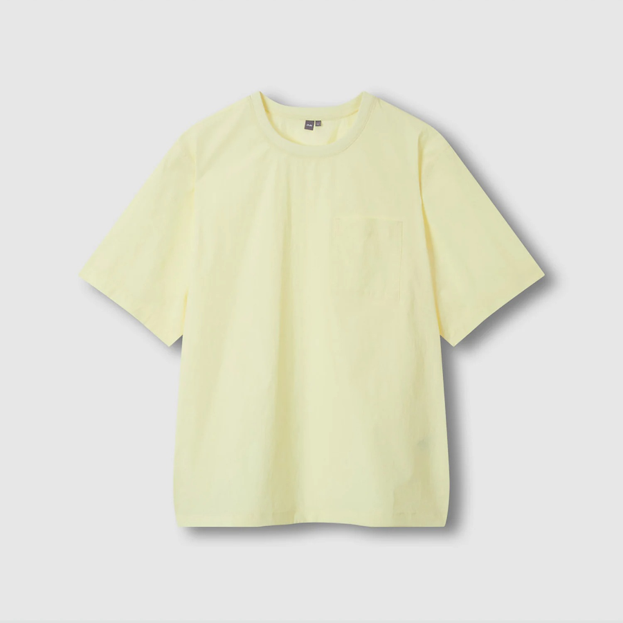 JAJU Crisp Loose Fit T-Shirt – Yellow
