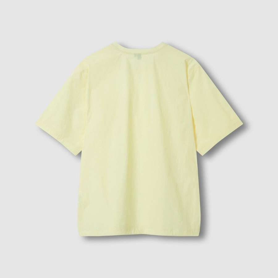 JAJU Crisp Loose Fit T-Shirt – Yellow