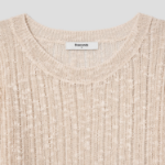 8 seconds Openwork Texture Pullover — Beige