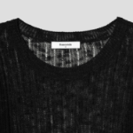 8 seconds Openwork Texture Pullover — Black