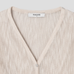 8 seconds V-neck Texture Cardigan — Beige
