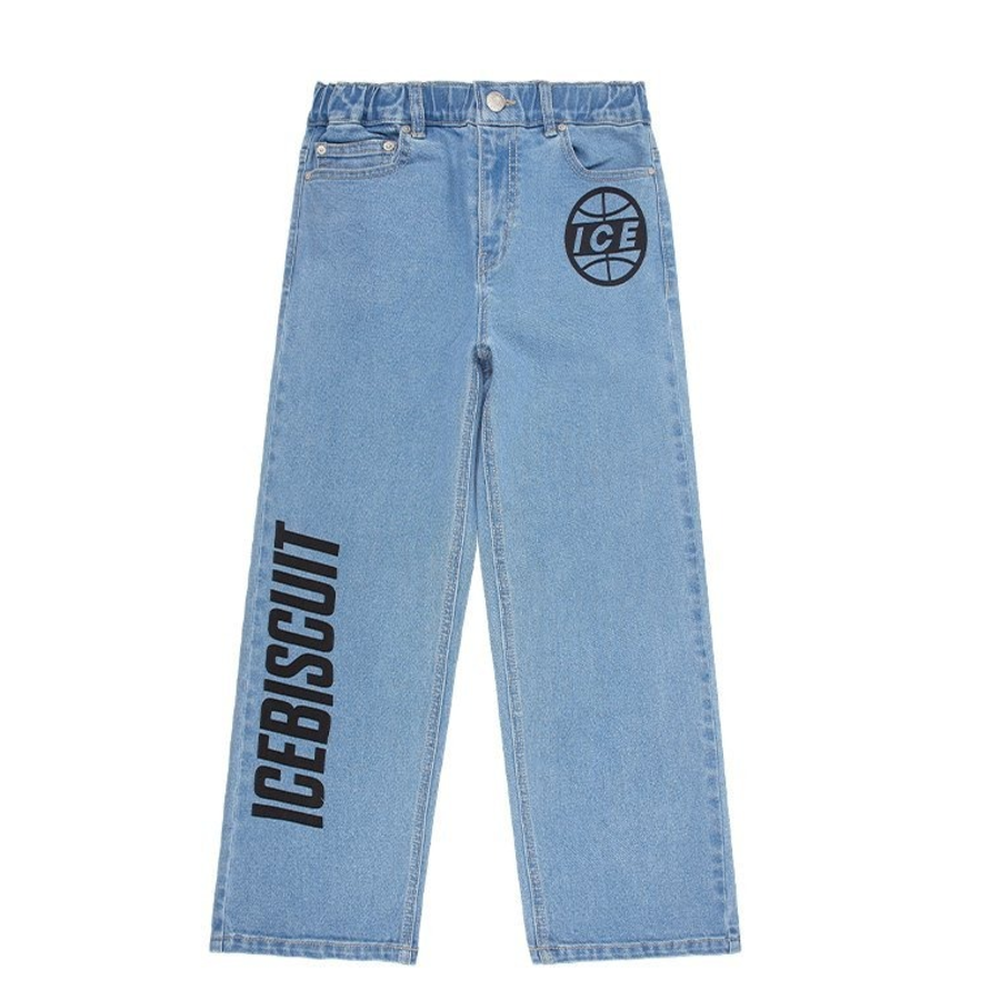 ICEBISCUIT [Junior] ICE Basketball Point Denim Pants_IB41DP556