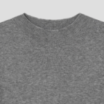 8 seconds Mock Neck Half Sleeve Pullover — Grey