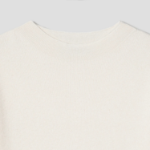 8 seconds Mock Neck Half Sleeve Pullover — Ivory