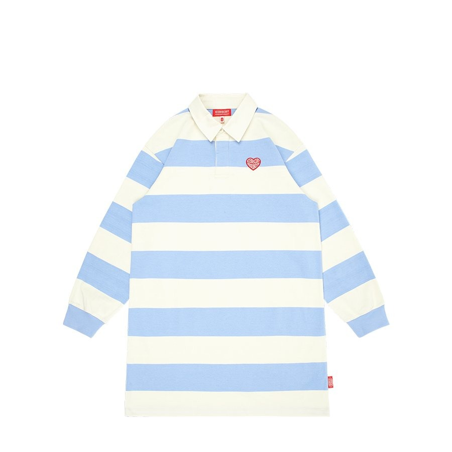 ICEBISCUIT [Junior] IB Heart Stripe Rugby Dress_IB51OD671