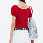 8 seconds Square Neck Pullover — Red