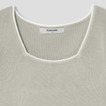 8 seconds Square Neck Crop Pullover — Light Green