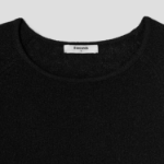 8 seconds Wide Neck Long Sleeve Pullover — Black