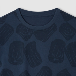 JAJU Unisex Cotton Short Sleeve T-Shirt – Navy