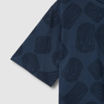 JAJU Unisex Cotton Short Sleeve T-Shirt – Navy