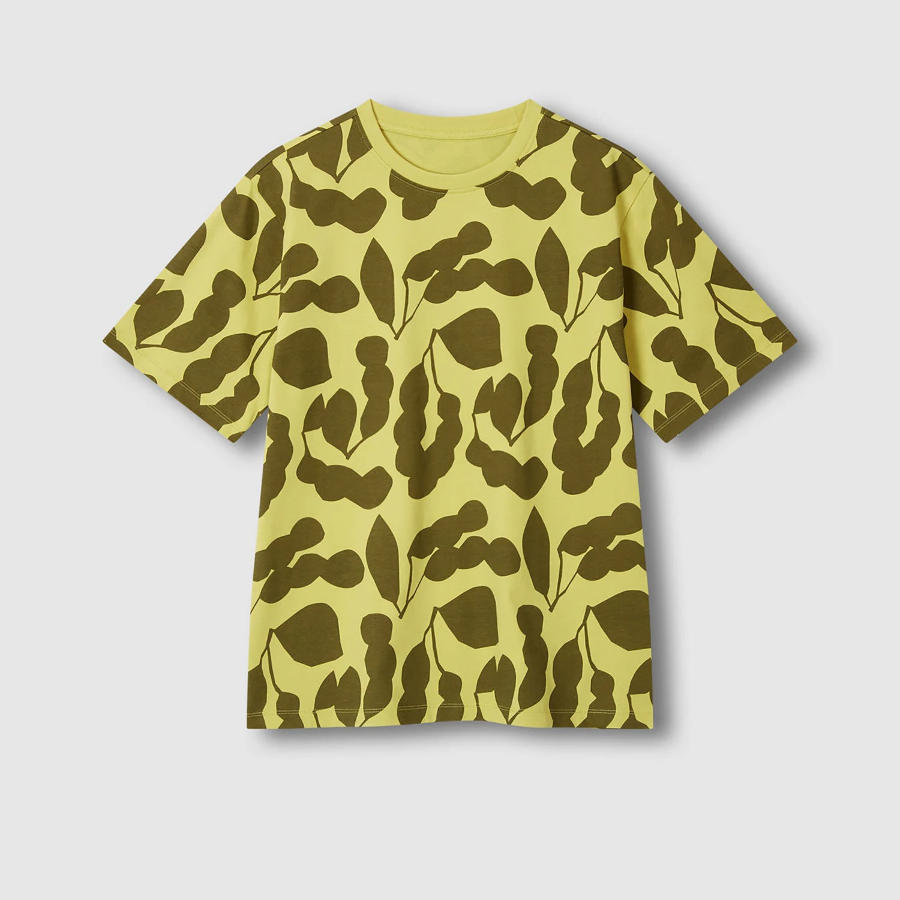 JAJU Unisex Cotton Short Sleeve T-Shirt – Khaki