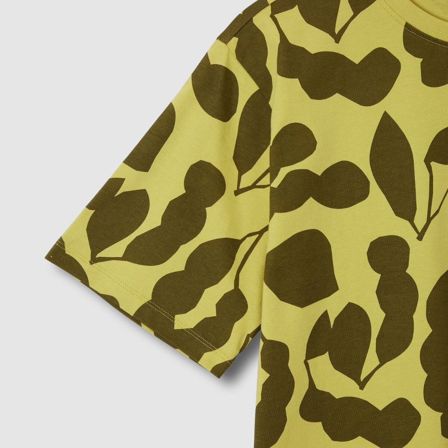 JAJU Unisex Cotton Short Sleeve T-Shirt – Khaki