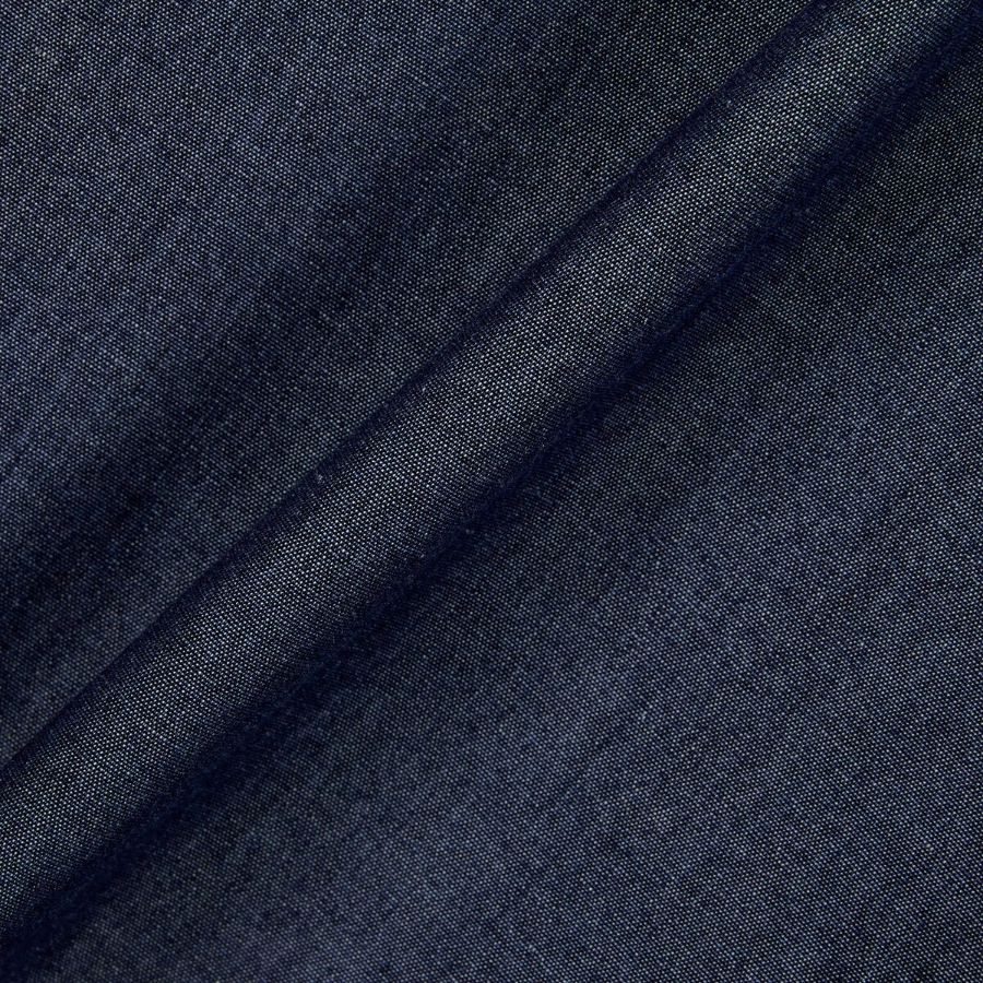 JAJU Men’s Chambray Denim Short Sleeve T-Shirt – Navy