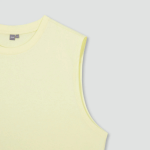 JAJU Men’s Quick-Dry Muscle Sleeveless T-Shirt – Yellow