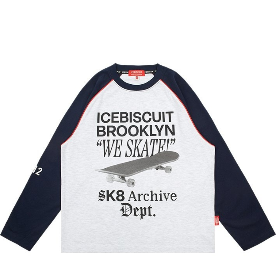 ICEBISCUIT [Junior] IB Skateboard Raglan Sweatshirt_IB51TR541