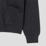 Maison Kitsune Men Double Bold Fox Head Patch Regular Cardigan - Anthracite