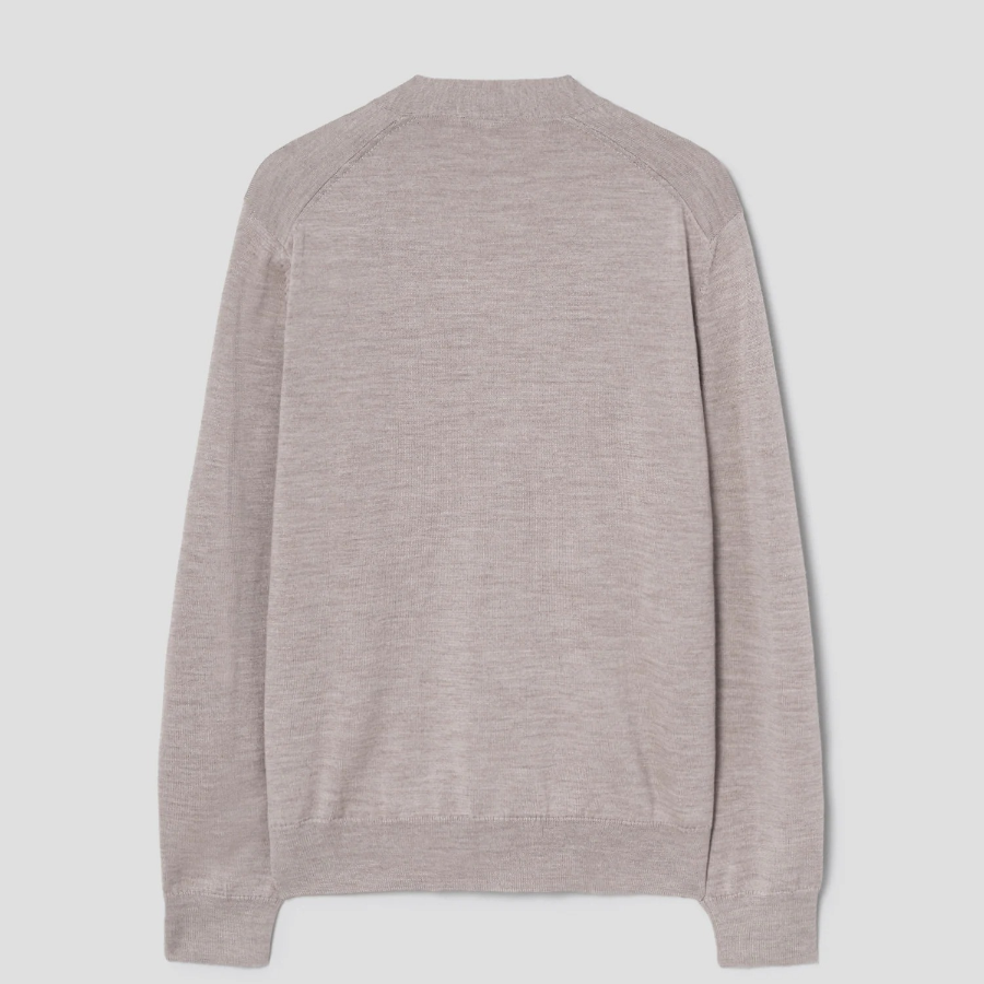 Maison Kitsune Men Bold Fox Head Patch Regular Cardigan - Marble