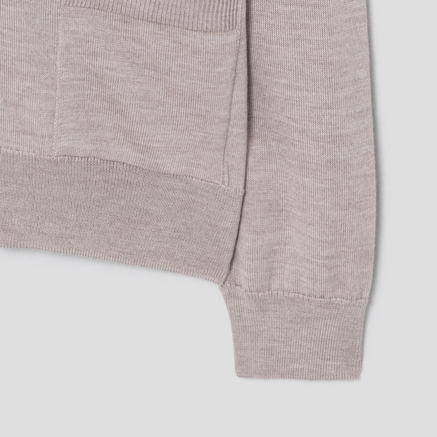 Maison Kitsune Men Bold Fox Head Patch Regular Cardigan - Marble