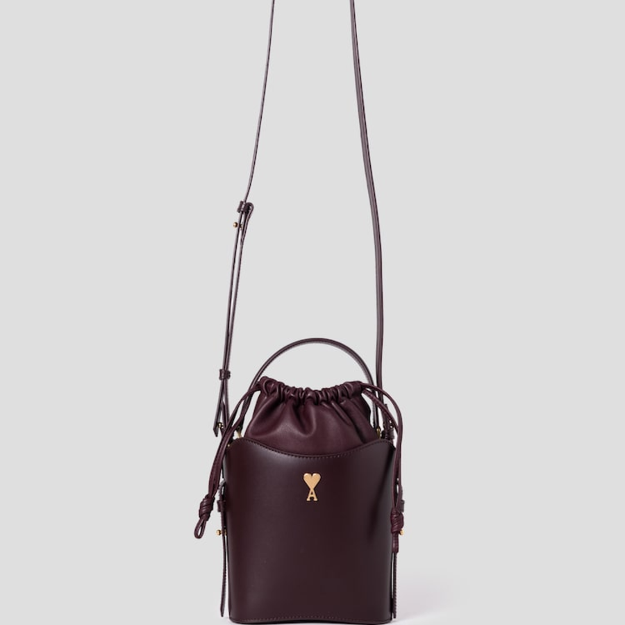 ami (Unisex) Paris Paris Bag – Burgundy