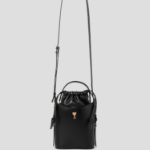 ami (Unisex) Mini Paris Paris Bucket Bag – Black