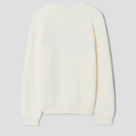 Maison Kitsune Men Kitsune Varsity Embroidered Mesh Jumper - Milk