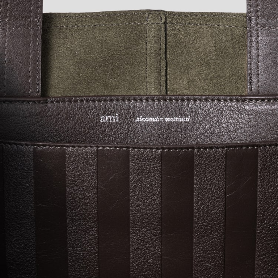 ami (Unisex) Midi Tote Bag – Olive