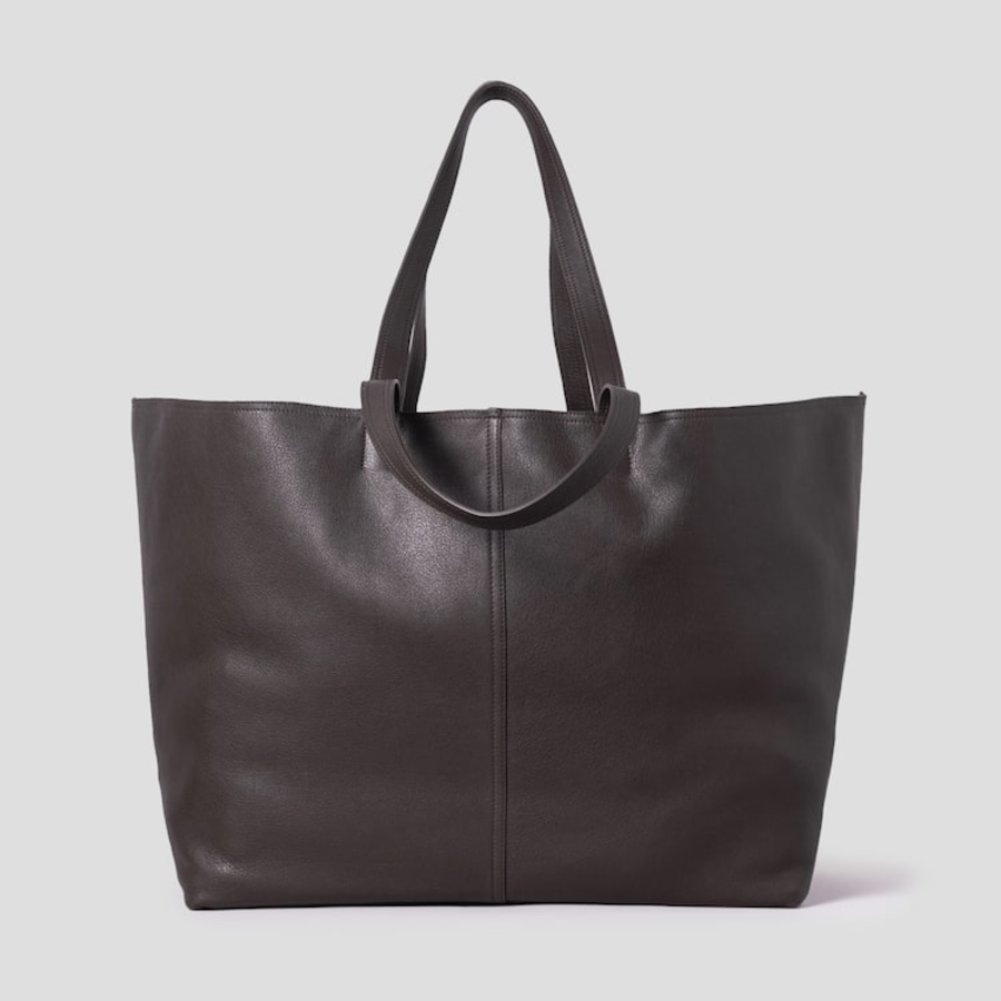 ami (Unisex) Midi Maxi Tote Bag – Olive