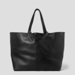 ami (Unisex) Midi Maxi Tote Bag – Black