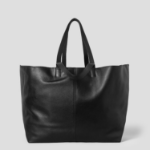 ami (Unisex) Midi Maxi Tote Bag – Black