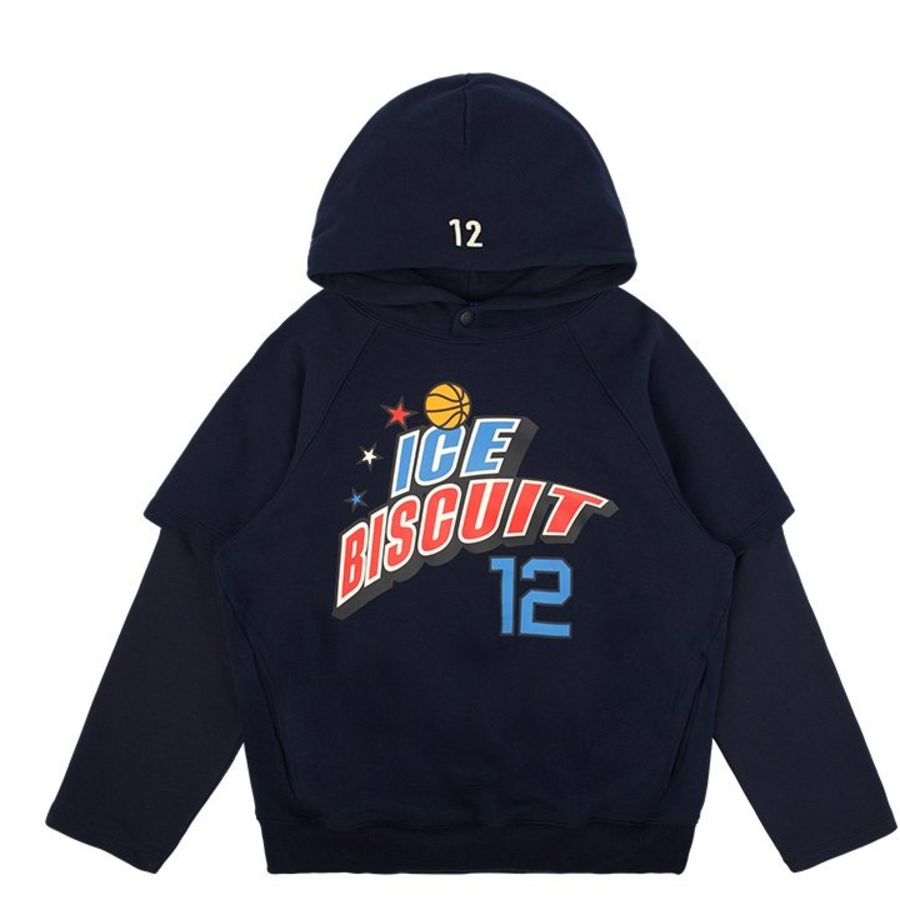 ICEBISCUIT Junior Basketball Layered Hoodie_IB41TH543