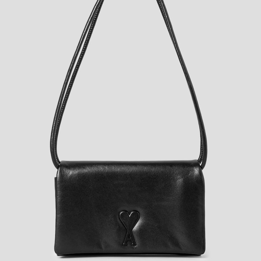 ami (Unisex) Voulez Vous Wallet Strap – Black