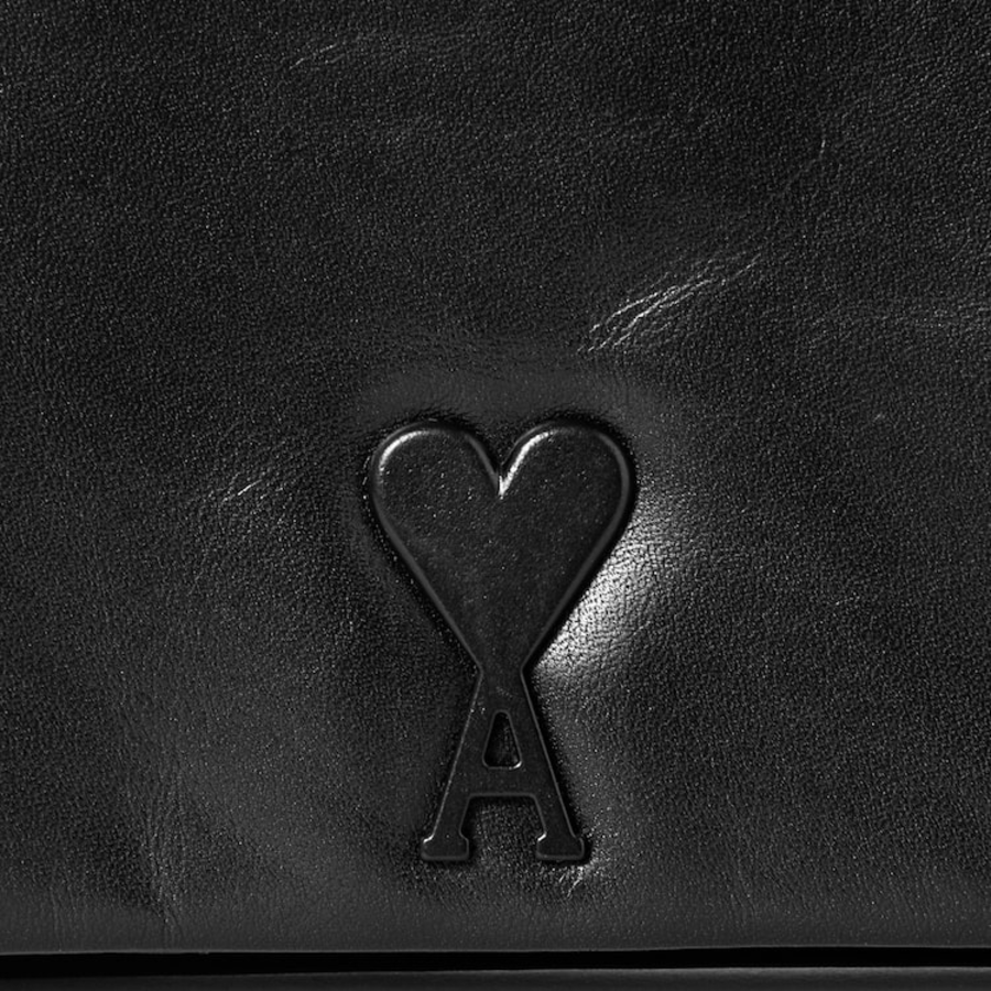 ami (Unisex) Voulez Vous Wallet Strap – Black