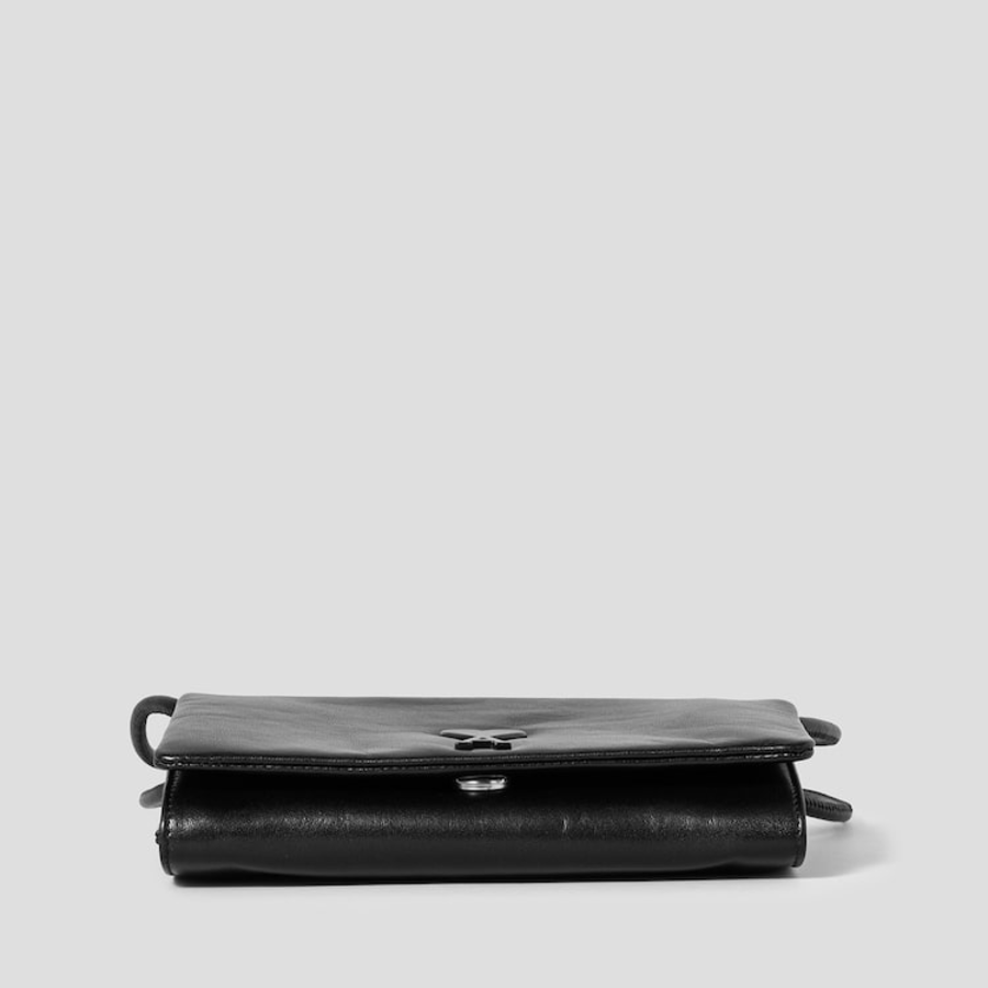 ami (Unisex) Voulez Vous Wallet Strap – Black