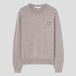 Maison Kitsune Men Bold Fox Head Patch Regular Jumper - Marble