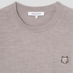 Maison Kitsune Men Bold Fox Head Patch Regular Jumper - Marble