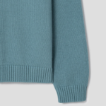 Maison Kitsune Men Bold Fox Head Patch Comfort Cardigan - Soft Teal