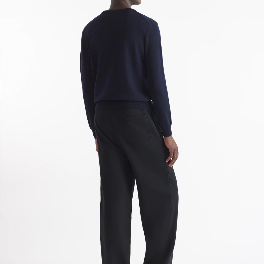 Maison Kitsune Men Tonal Fox Head Patch Regular Jumper - Ink Blue