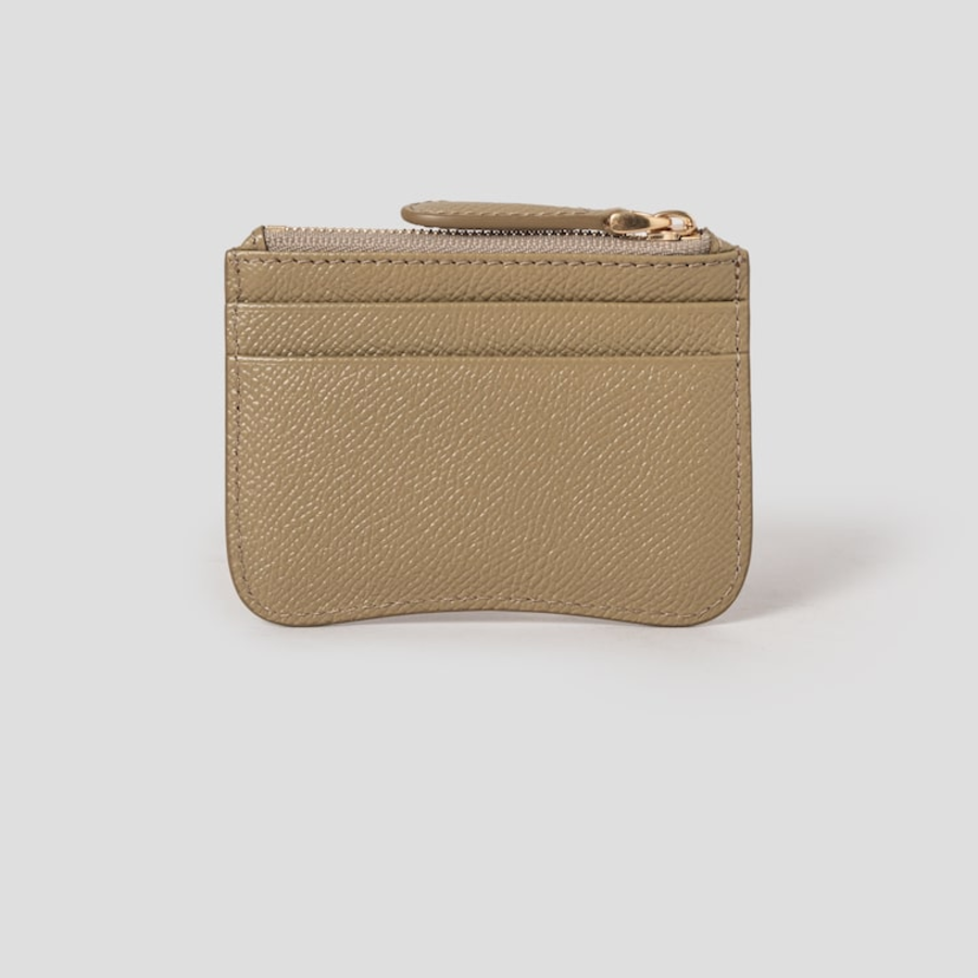 ami (Unisex) Paris Paris Zip Card Holder – Havana