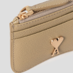 ami (Unisex) Paris Paris Zip Card Holder – Havana